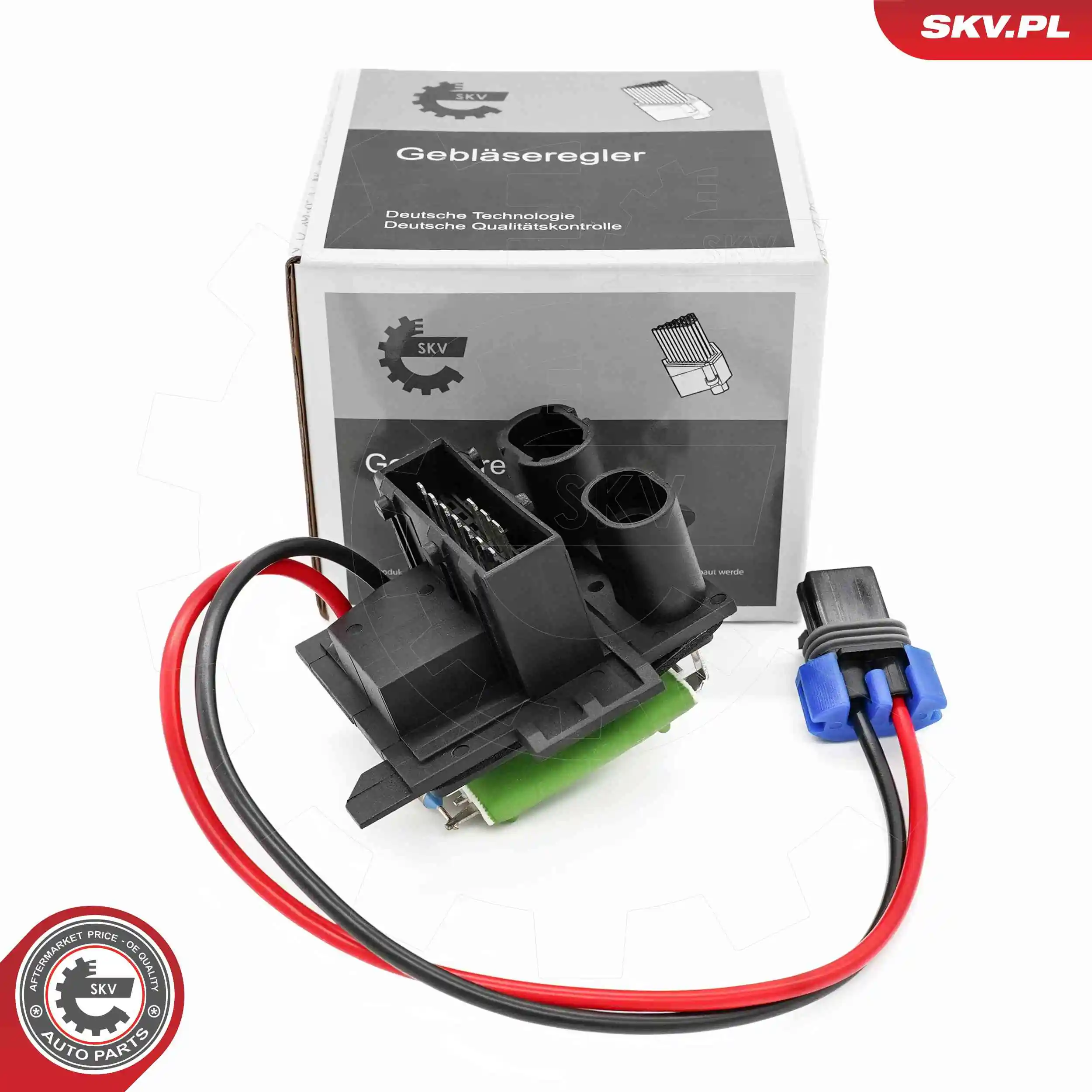 Resistor, interior blower
